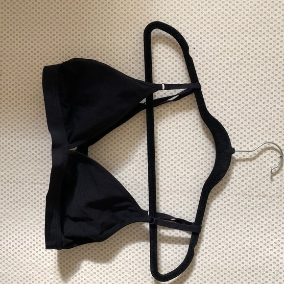 Noelle SculptKnit Graphic Bralette- bundle of black and teal - Picture 8 of 9